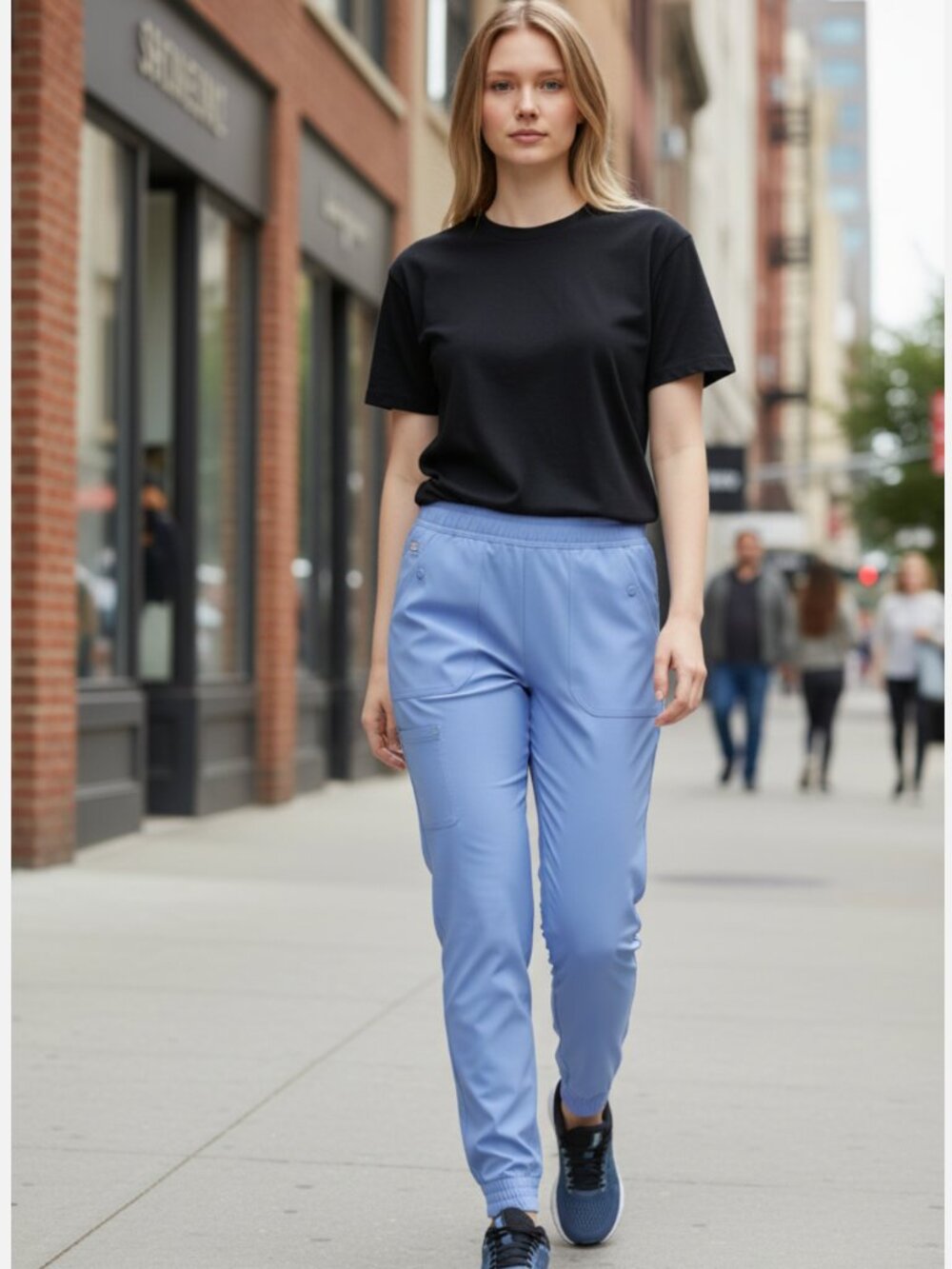 NWT Dickies Retro Scrubs Pant for Women Mid Rise Jogger DK050